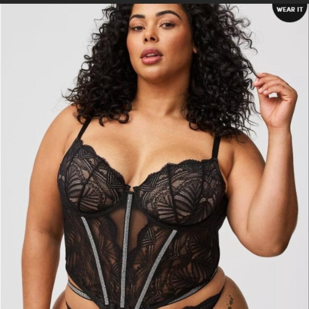 NWT  TORRID Black Cutout Backless Body- Size XXL , Made in USA New with tags